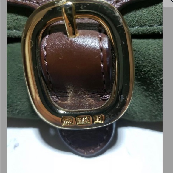 Michael Kors Est 1981 Shoulder Bag Purse Green - Picture 12 of 13